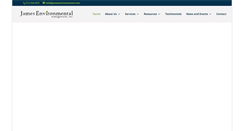 Desktop Screenshot of jamesenvironmental.com